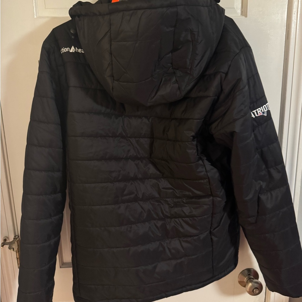 New England Patriots heated Puffer Jacket with Logo and battery pack- nwt - Picture 6 of 7